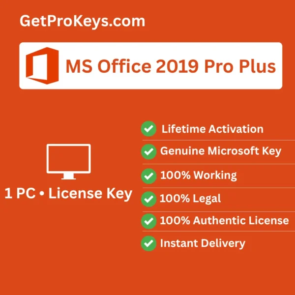 Office 2019 Professional Plus 1 PC License Key – Automated Telephone Activation